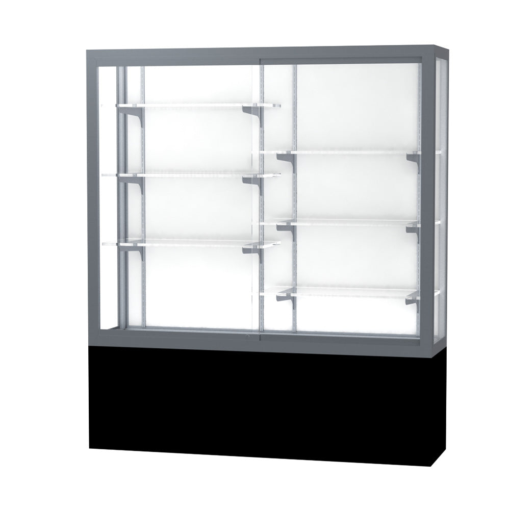 Ghent Waddell Challenger 1000 Floor Display Case with Wood-Grained Vinyl Base (GHE-104/114/134)
