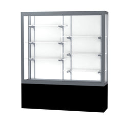 Ghent Waddell Challenger 1000 Floor Display Case with Wood-Grained Vinyl Base (GHE-104/114/134)