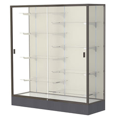 Ghent Waddell Colossus Freestanding Floor Display Case with Aluminum Frame and Laminate Base (2605-2606)