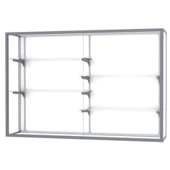 Ghent Waddell Champion 2040 Wall Display Case With 4 Half Length Shelves (GHE-2040)