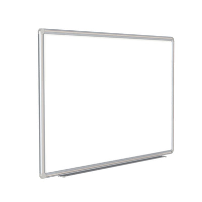 Ghent DecoAurora Aluminum Frame Porcelain Magnetic Whiteboard in Black Trim (DFMBK34)