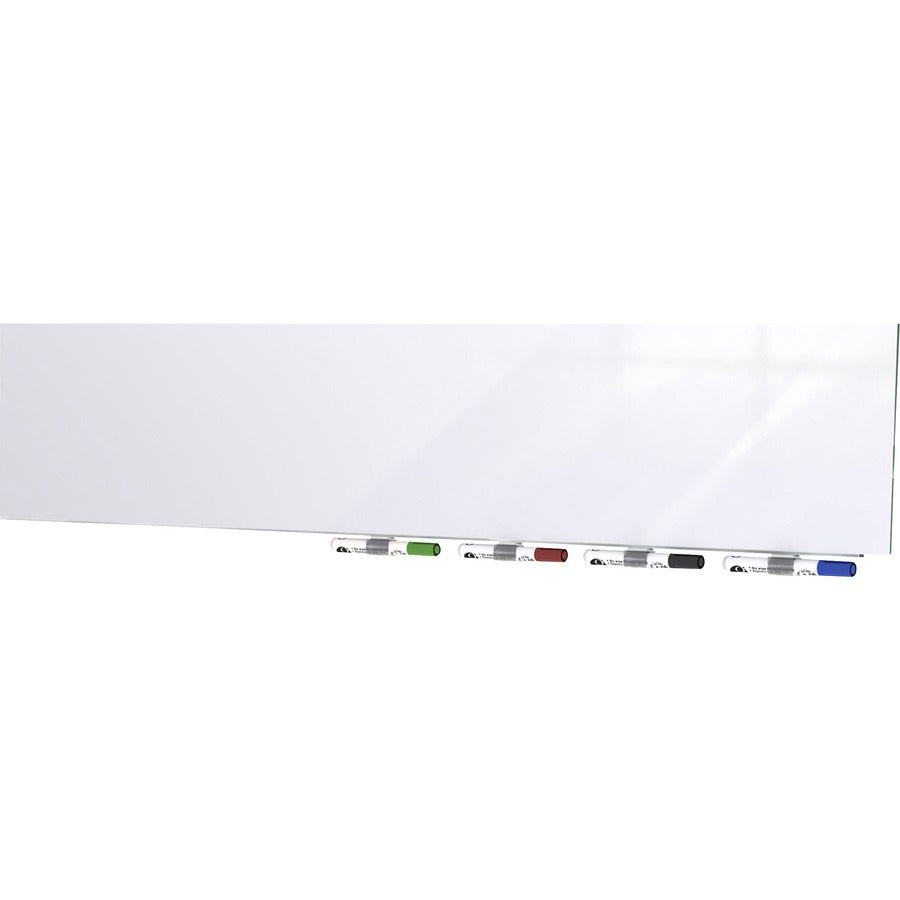 Ghent Aria Magnetic Tempered Glass Low-Profile Dry Erase Board - EDUSupplyDirect