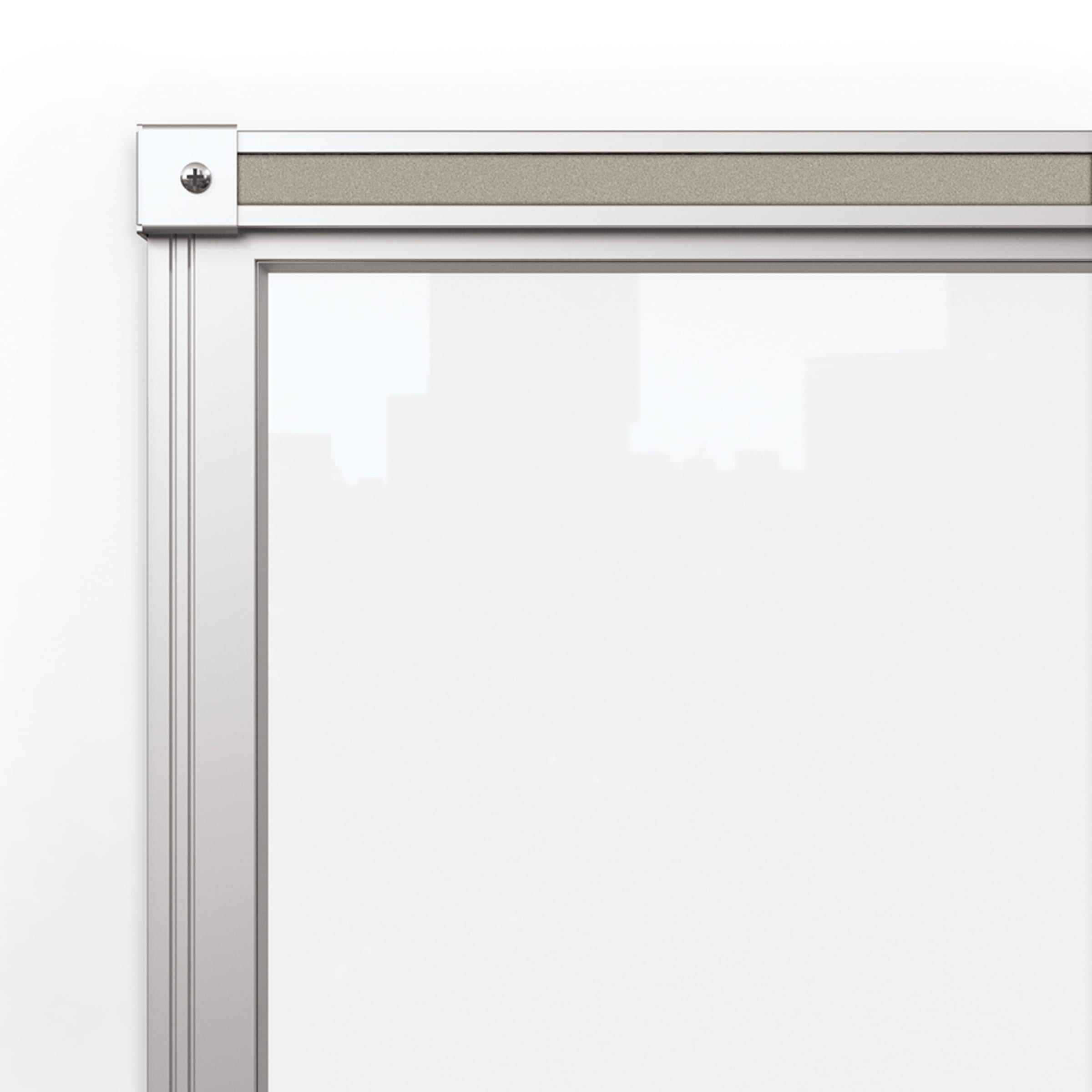 Mooreco Framed Magnetic Glass Board - EDUSupplyDirect