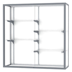 Ghent Champion 2040 Wall Display Case With 4 Half Length Shelves (GHE-2040)