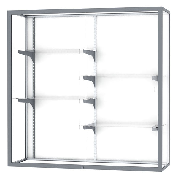 Ghent Waddell Champion 2040 Wall Display Case With 4 Half Length Shelves (GHE-2040)