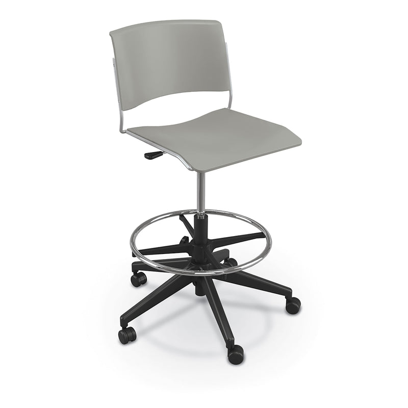 MooreCo Akt 5-Star Stool - Soft Casters 42.5