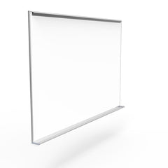 Egan Aluminum Frame Markerboard With Integrated Full Length Aluminum Marker Tray (MFTMS/Porcelain Surface)