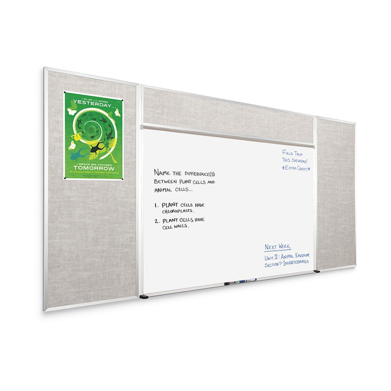 MooreCo Combo-Rite Boards – Porcelain Steel Whiteboard with Vin-Tak Surface Type H (508-9C-PM-X2)