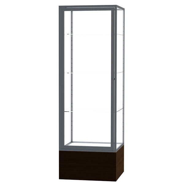 Ghent Keepsake Unlighted Floor Freestanding Aluminum Frame Display Case (4024)