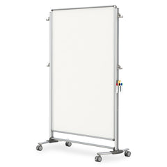 Ghent Nexus Partition Double-Sided Mobile Porcelain Magnetic Whiteboard (46" W x 65" H) NEX224MMP - EDUSupplyDirect