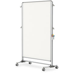 Ghent Nexus Partition Double-Sided Mobile Porcelain Magnetic Whiteboard (46" W x 65" H) NEX224MMP - EDUSupplyDirect