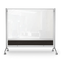 Mooreco D.O.C. Glass Mobile Room Divider - EDUSupplyDirect