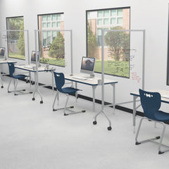 Mooreco Essentials Mobile Clear Divider - EDUSupplyDirect