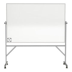 Ghent Reversible Magnetic Hygienic Porcelain Whiteboard w/ Aluminum Frame (6' W x 4' H) ARM4M446 - EDUSupplyDirect