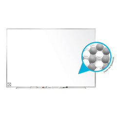 Ghent M4 Magnetic Hygienic Porcelain Whiteboard with Aluminum Frame (3'W x 2'H) M4-23-1 - EDUSupplyDirect