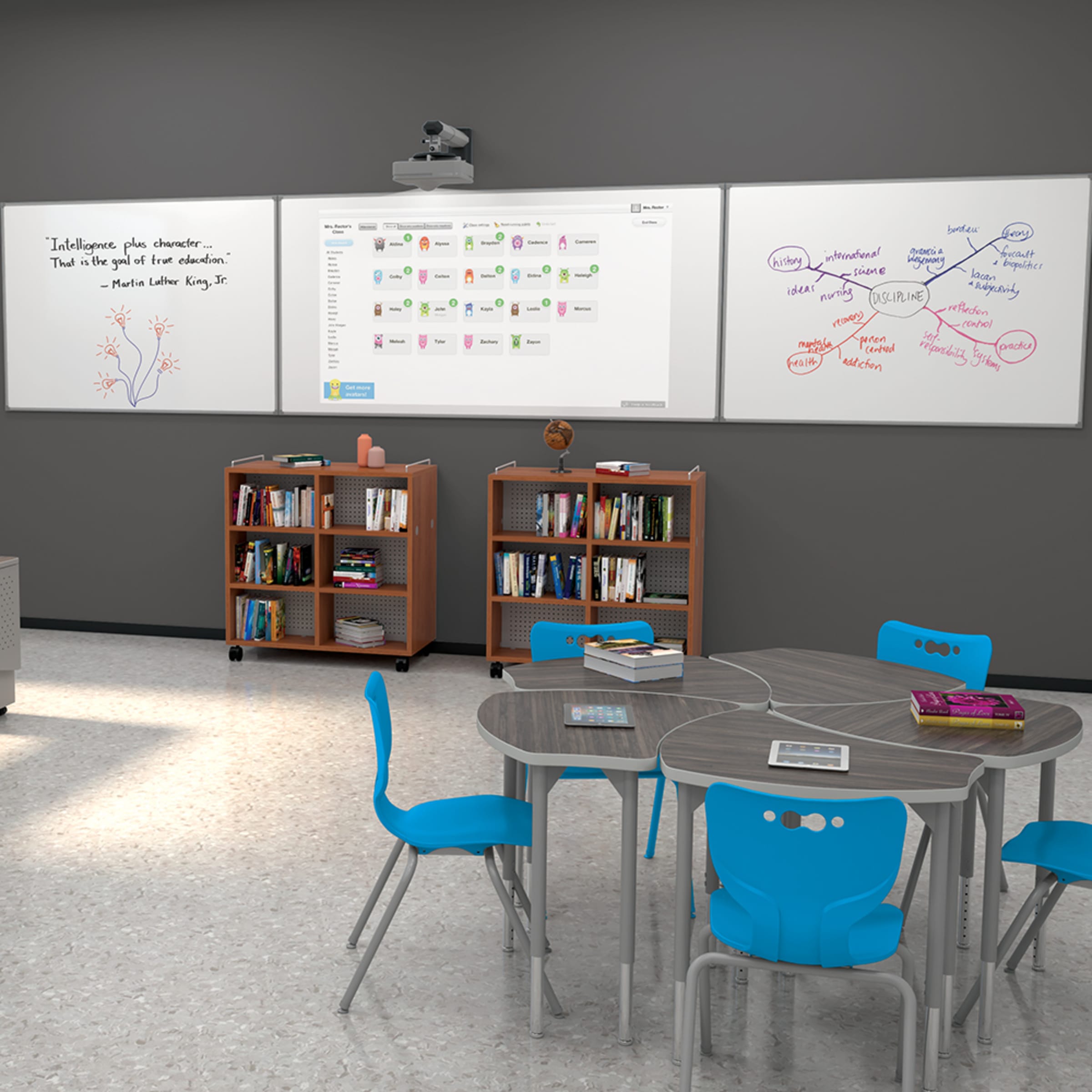 Projector Board Module Mooreco Interactive Projector Board + Whiteboard System – EDUSupplyDirect