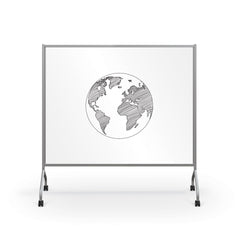 Mooreco Essentials Mobile Clear Divider - EDUSupplyDirect