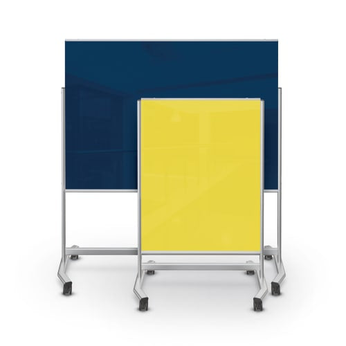 Mooreco Visionary® Move Mobile Magnetic Glass Board - EDUSupplyDirect