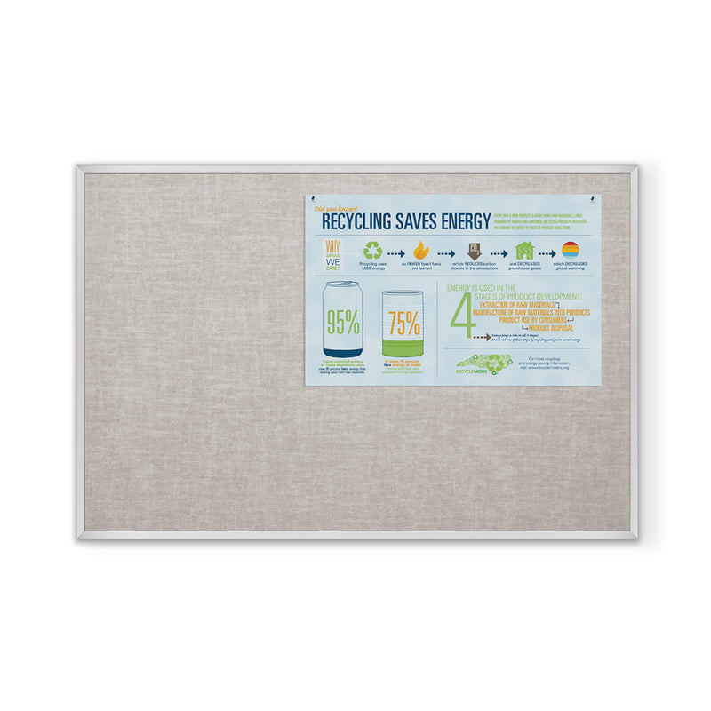 Mooreco Vinyl Tackboard – Aluminum Trim - EDUSupplyDirect